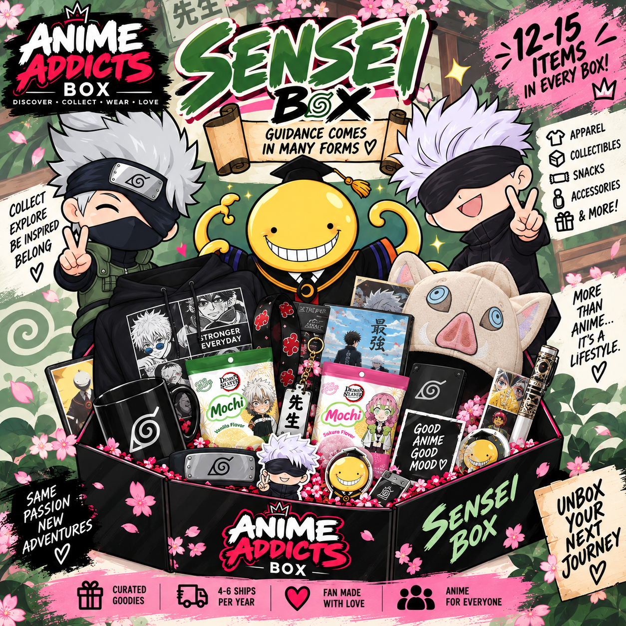 ✨ Sensei Level Box 🥋 – Anime Addicts